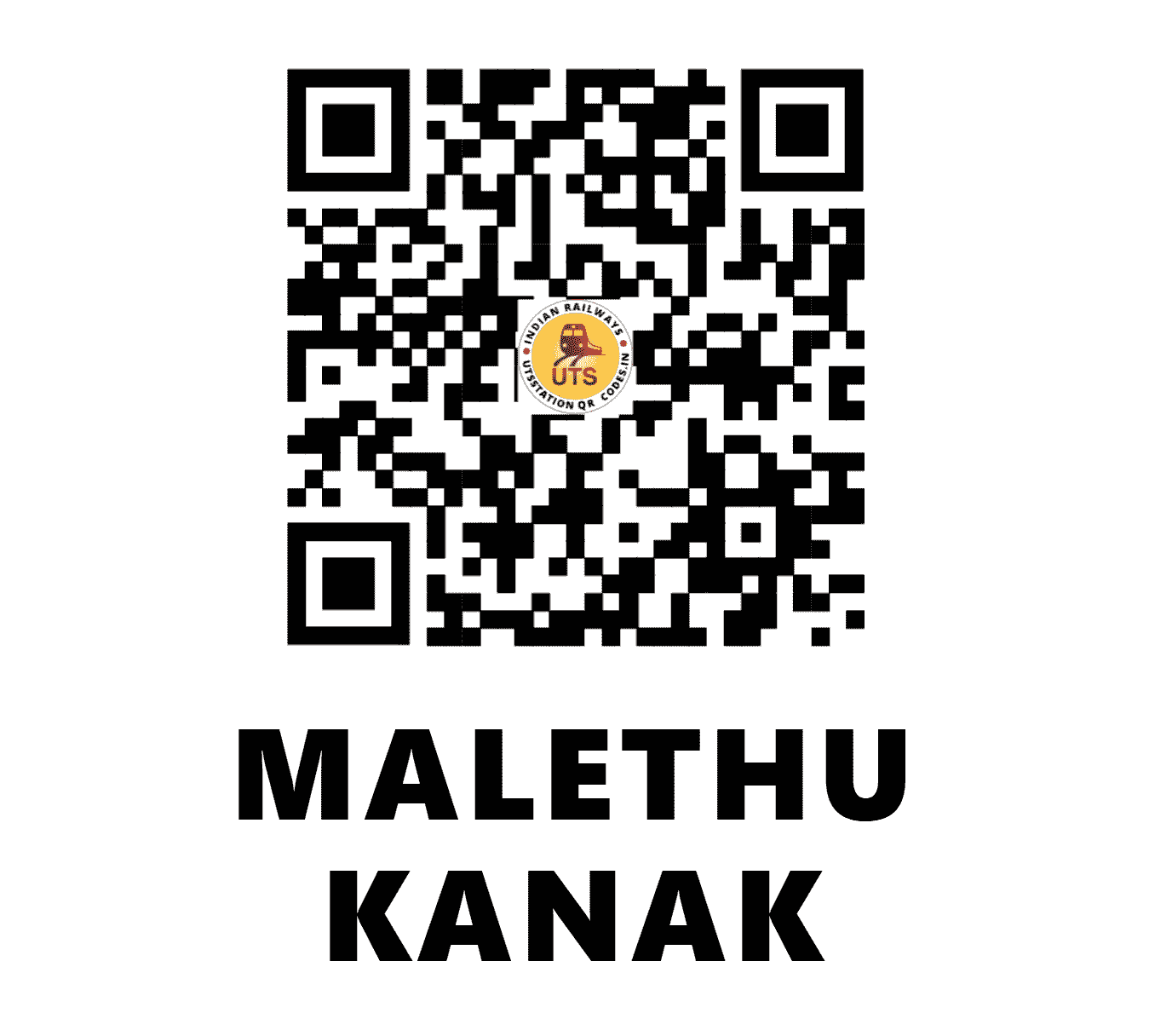 UTS QR Code for MALETHU KANAK - MEQ - NR (UTTAR PRADESH)